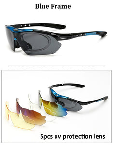 Goggle Sun Glasses Outdoor Sports Glasses Sunglasses Goggles Eyewear 5 Lens For Men Optical Frame For Myopia Hyperopia