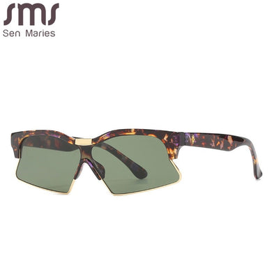 Goggle Women Sunglasses 2023 One Piece Sun Glasses Female  Brand Designer Vintage Sunglasses Square Gafas De Sol
