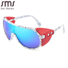 Load image into Gallery viewer, Goggle Women Sunglasses 2023 Punk Vintage Sun Glasses Female  Designer Vintage Sunglasses  Gafas De Sol