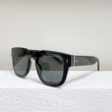 Load image into Gallery viewer, Goggle acetate frame men sunglasses driving style gray lens women sunglasses