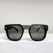 Load image into Gallery viewer, Goggle acetate frame men sunglasses driving style gray lens women sunglasses