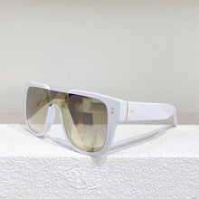 Load image into Gallery viewer, Goggle acetate frame men sunglasses driving style gray lens women sunglasses