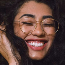 Load image into Gallery viewer, Gold Round Glasses Frame Vintage Eyewear Women&#39;s Myopia Nerd Spectacle Frame Men Eyeglasses Optical Glasses Frame Male Lunettes