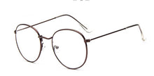Load image into Gallery viewer, Gold Round Glasses Frame Vintage Eyewear Women&#39;s Myopia Nerd Spectacle Frame Men Eyeglasses Optical Glasses Frame Male Lunettes