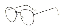 Load image into Gallery viewer, Gold Round Glasses Frame Vintage Eyewear Women&#39;s Myopia Nerd Spectacle Frame Men Eyeglasses Optical Glasses Frame Male Lunettes