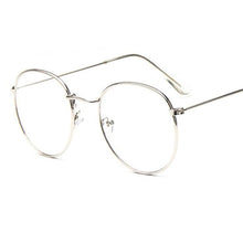 Load image into Gallery viewer, Gold Round Glasses Frame Vintage Eyewear Women&#39;s Myopia Nerd Spectacle Frame Men Eyeglasses Optical Glasses Frame Male Lunettes