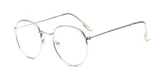 Load image into Gallery viewer, Gold Round Glasses Frame Vintage Eyewear Women&#39;s Myopia Nerd Spectacle Frame Men Eyeglasses Optical Glasses Frame Male Lunettes