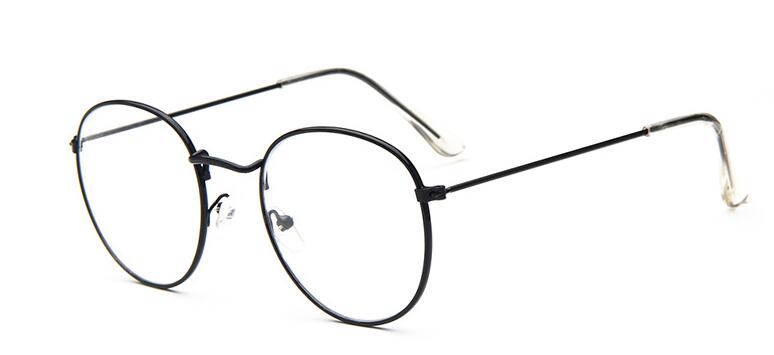 Gold Round Glasses Frame Vintage Eyewear Women's Myopia Nerd Spectacle Frame Men Eyeglasses Optical Glasses Frame Male Lunettes