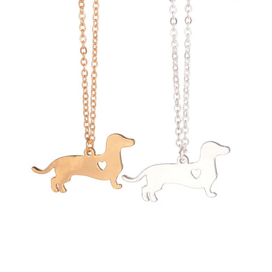 Gold Silver 1pc Dachshund Necklace Dachshund Jewelry Dog Necklace Dachshund Pendant Silver Pet Doxie Necklace Sausage Dog lovers