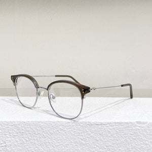 Gold Silver Black Metal  Half Frame TR  Men's Myopia Glasses ALEX  Oval Women's prescription  Glasses