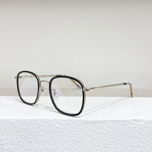 Gold Silver Grey Brown Metal Oval Frame BE1358  Men's Prescription Glasses Women's Myopia Glasses