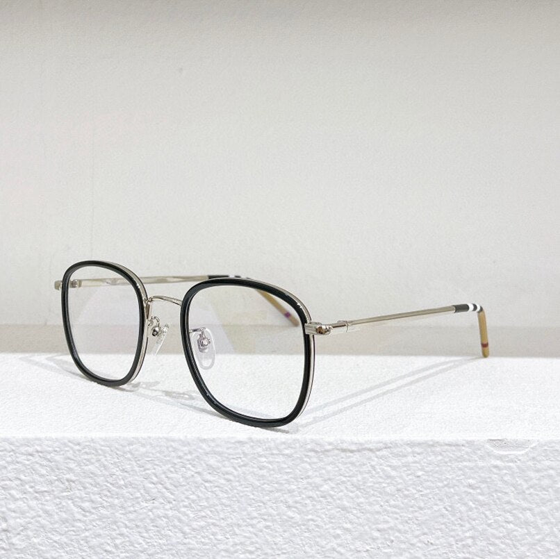 Gold Silver Grey Brown Metal Oval Frame BE1358  Men's Prescription Glasses Women's Myopia Glasses