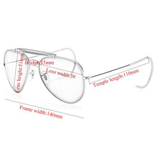 Carica l'immagine nel visualizzatore di Gallery, Good quality prevent falling cable temple pilot sunglasses men women glass mirror lens curve legs UV400 protection