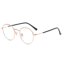 Load image into Gallery viewer, Goose Face Full Rim Frame Metal Myopia Glasses Frame Trendy without Degrees Anti Blue-Ray Glasses Frame Plain Glasses