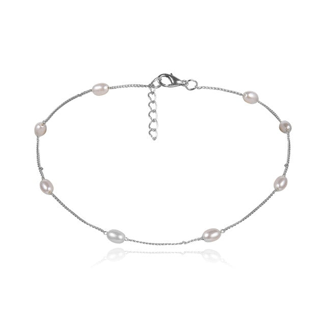 Baroque Pearl Pendant Choker Necklace for Women Wedding Punk Big Bead Lariat Gold Color Long Chain Necklace Jewelry