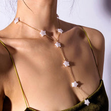 Load image into Gallery viewer, Baroque Pearl Pendant Choker Necklace for Women Wedding Punk Big Bead Lariat Gold Color Long Chain Necklace Jewelry