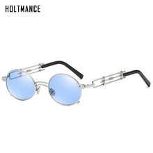 Carica l'immagine nel visualizzatore di Gallery, Gothic Metal Round Steampunk Sunglasses Men Retro Vintage Gothic Steam Punk Sun Glasses For Women Summer UV400