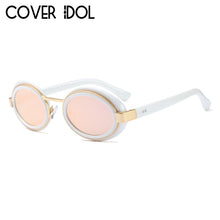 Load image into Gallery viewer, Gothic Modern Round Steampunk Sunglasses For Men and Women Designer Sun Glasses Oval Design UV400