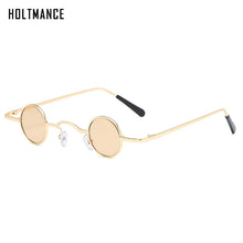 Load image into Gallery viewer, Gothic Small Round Sunglasses Women Men Vampire Style Brand Design Sun Glasses Unisex Vintage Retro Eyeglasses Shade
