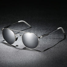 Load image into Gallery viewer, Gothic Steampunk Aluminum Polarized Sunglasses Unisex Vintage Round Driving Sun Glasses UV400 Eyewear Accessories For Men Women