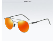 Load image into Gallery viewer, Gothic Steampunk Aluminum Polarized Sunglasses Unisex Vintage Round Driving Sun Glasses UV400 Eyewear Accessories For Men Women