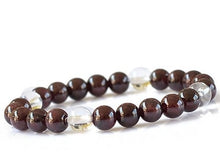 Carica l'immagine nel visualizzatore di Gallery, Gioielli per bracciale con perline di granato naturale di grado A da 8 mm. Gioielli per bracciale con perline fini per regalo da donna con certificato di spedizione di goccia 