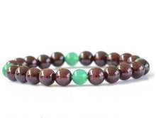 Carica l'immagine nel visualizzatore di Gallery, Gioielli per bracciale con perline di granato naturale di grado A da 8 mm. Gioielli per bracciale con perline fini per regalo da donna con certificato di spedizione di goccia 
