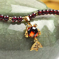 Carica l'immagine nel visualizzatore di Gallery, Braccialetti di perline di granato naturale di grado AAAA Perline di pietre preziose fini Braccialetti di muti-strato Gioielli per regali donna Possono far cadere la spedizione 