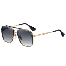 Load image into Gallery viewer, Gradient Square Sunglasses For Men Brand Design Retro Male Sports Car Driving Metal UV400 Sun Glasses Eyewear Shades