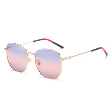 Load image into Gallery viewer, Gradient Sunglasses Women Vintage Polarized UV400 Lens Sunglasses  Crystal Ladies Glasses Eyewear For Female 9866