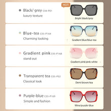 Load image into Gallery viewer, Gradient Sunglasses Women Vintage Polarized UV400 Lens Sun Glasses  Crystal Ladies Outdoor Eyewear For Female 305