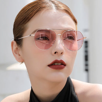 Occhiali da sole sfumati Donna Occhiali da sole vintage polarizzati UV400 Occhiali da sole da donna Designer di marca Occhiali da donna 90274