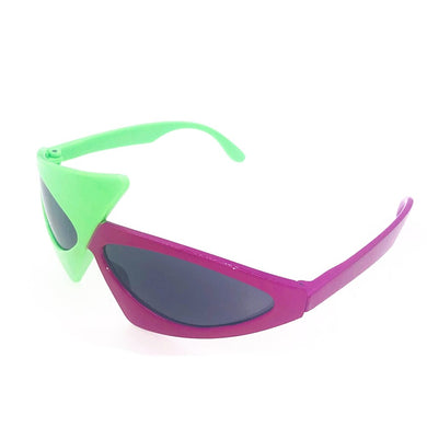 Green Red Glasses Fancy Party Festival Sunglasses Hip Hop Unique Punk Roy Purdy Funny Shades 2023 Trending Product