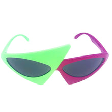 Load image into Gallery viewer, Green Red Glasses Fancy Party Festival Sunglasses Hip Hop Unique Punk Roy Purdy Funny Shades 2023 Trending Product