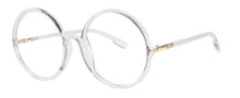 Load image into Gallery viewer, Green Round Eyeglasses Women 2023 Oversized Eyewear TR90 Big Circle Optical Glasses Frame Anti Blue Light Ray Computer