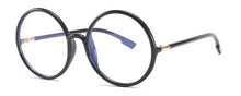 Load image into Gallery viewer, Green Round Eyeglasses Women 2023 Oversized Eyewear TR90 Big Circle Optical Glasses Frame Anti Blue Light Ray Computer