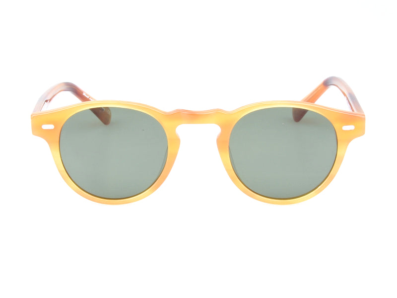 Gregory Peck Acetate Sunglasses Retro Round Glasses Frame OV5186 Men's Anti-refraction Brand Polarized Women's Driving Gafas