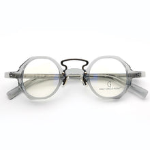 Load image into Gallery viewer, Grey Handmade Acetate Glasses Unisex Women Men Eyeglasses Myopia Spectacle Frames for Computer use 2023 Eyewear