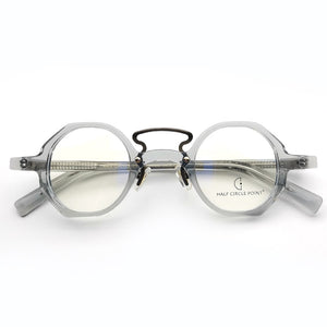 Grey Handmade Acetate Glasses Unisex Women Men Eyeglasses Myopia Spectacle Frames for Computer use 2023 Eyewear