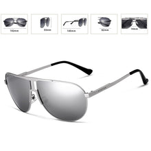 Load image into Gallery viewer, Guztag Stainless Steel Polarized UV 400 Lens Ultralight Classic Sunglasses Traveling Driving Fishing Sun Glasses For Men G8026