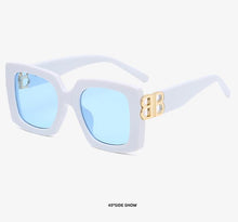 Load image into Gallery viewer, 2022 new European and beautiful brand sunglasses fashion men&#39;s square big frame sunglasses UV400 driving retro sunglasses