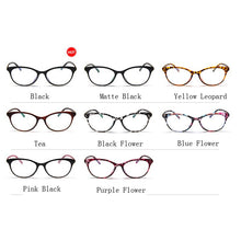 Load image into Gallery viewer, Women Cat Eye Spectacle Eyeglasses Frame Men Clear Lens Optical Plain Glasse Frame Computer Glasses Myopic Glasses Unisex