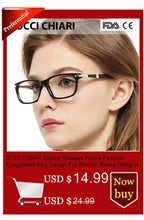 Load image into Gallery viewer, OCCI CHIAR Cat Eye Blue Light Glasses Frame Women Computer Glasses Decorative Myopia Prescription Eyeglasses Frames Fake Eyewear