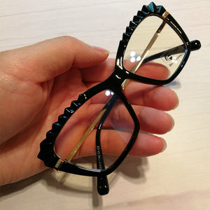 New Vintage Metal Square Anti-blue Glasses Frame Women Fashion Computer Transparent Eyeglasses Female Spectacles Oculos Feminino