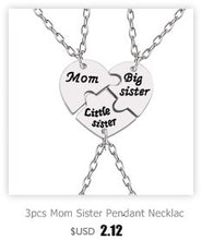 Load image into Gallery viewer, Best Friend Necklace Women Heart Tai Chi Crown Couple Pendants Best Friends Forever Necklaces  BFF Friendship Jewelry Choker