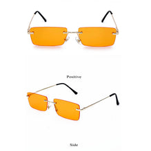 Load image into Gallery viewer, Rectangle Ladies Sunglasses Women 2022 Rimless Square Polarized Sun Glasses For Ladies Zonnebril Dames Vrouwen Bril