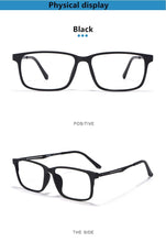 Carica l&#39;immagine nel visualizzatore di Gallery, Gmei Optical Pure Titanium Glasses Frame For Myopia Glasses Men Light And Comfortable Full Rim Large Size Spectacles Frames 8838