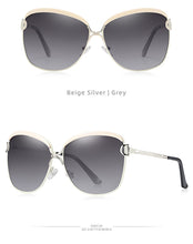 Load image into Gallery viewer, Polarized Ladies Sunglasses Women Gradient Lens Round Sun Glasses Square Luxury Brand Oculos Lunette De Soleil Femme