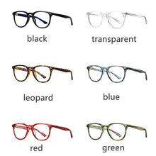 Load image into Gallery viewer, 2022 New Vintage TR90 Women Style Fashion Square Anti Blue Light Eyeglasses Quality Retro Optical Frame Brand Design Eyewear
