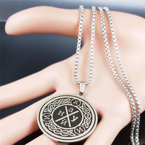 Viking Stainless Steel Necklace Chain Men/Women Silver Color Necklaces & Pendants Jewelry collar acero inoxidable mujer N3296S02